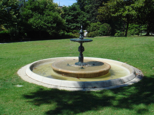 Remise en état d'un bassin fontaine